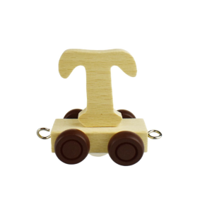 T - for Wooden Name Train