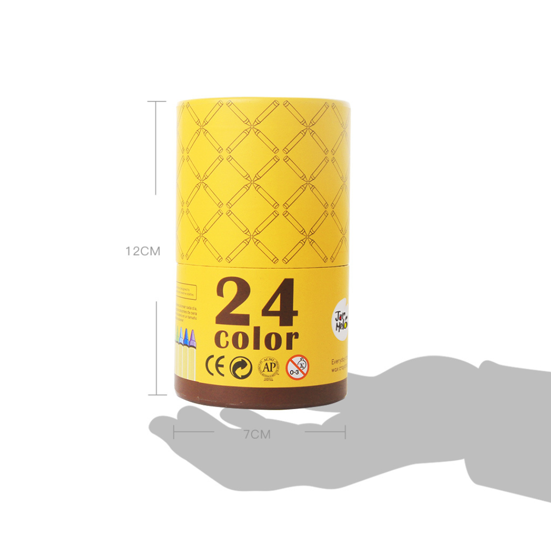 Washable Crayon 24 Colours Pack - 5
