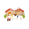 Wooden Farm Playset with Carry Case (2)
