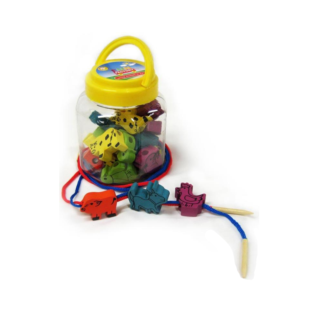 Wooden-Lacing-Animals-in-Jar