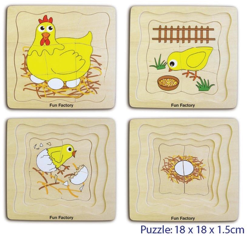 Wooden-Layer-Chicken-Puzzle