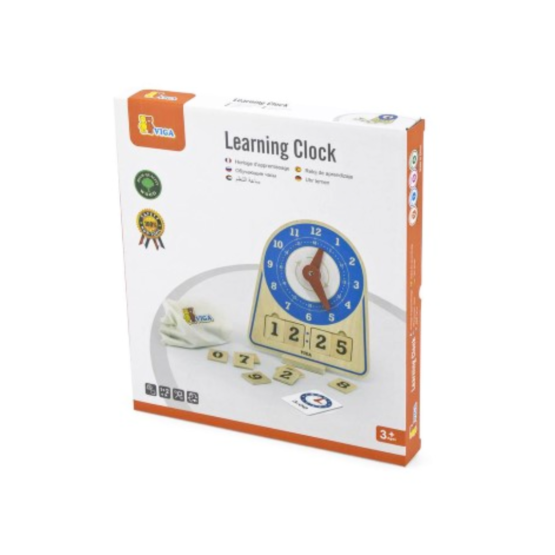 Wooden Learning Time Clock - 3