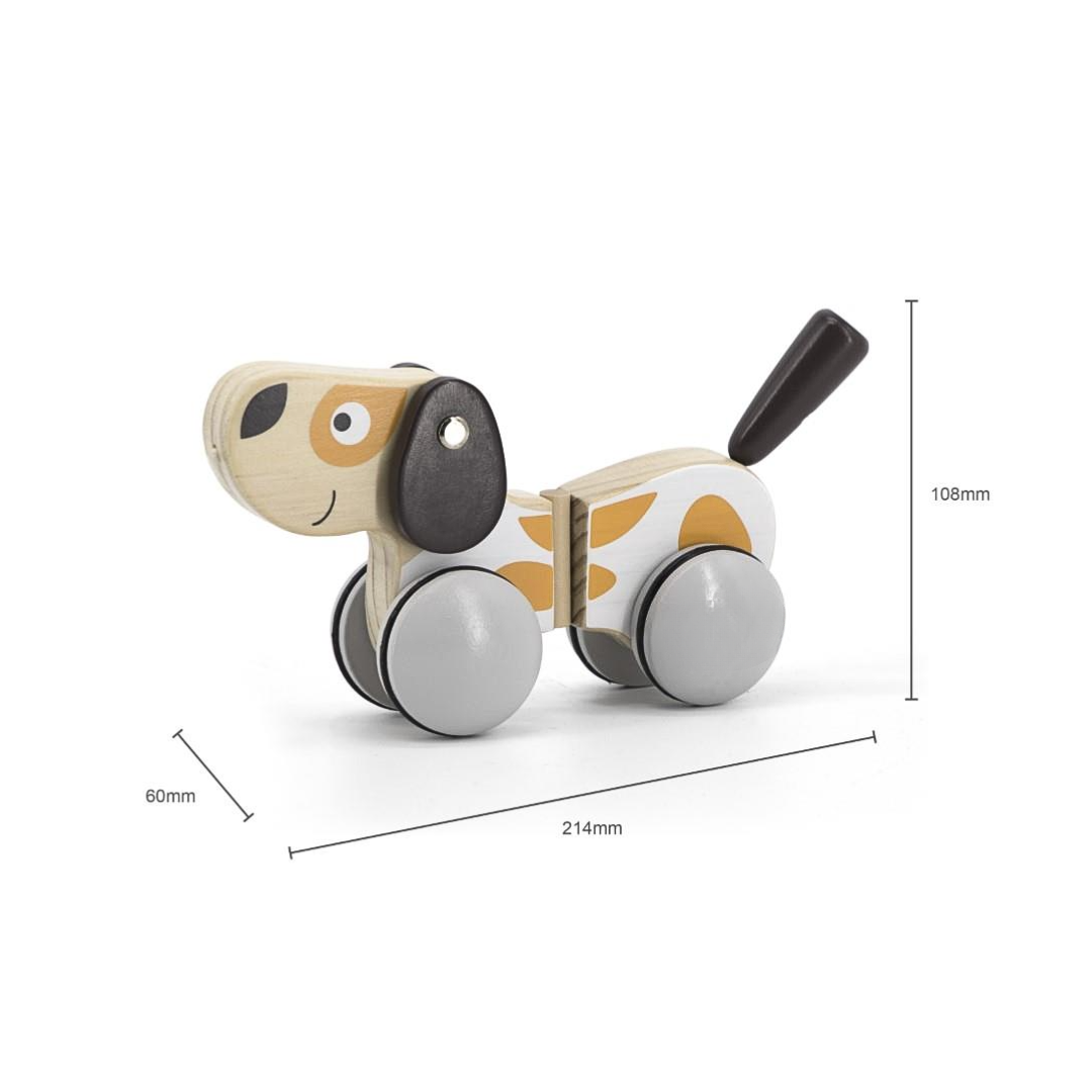 Wooden Pull Along Puppy (3)