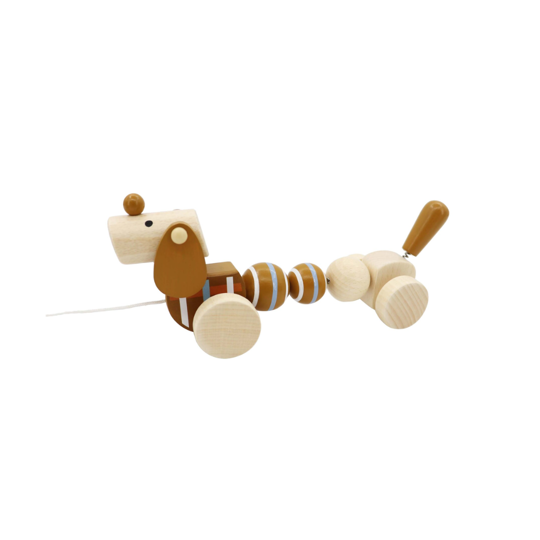 Wooden Pull Along Sausage Dog (1)