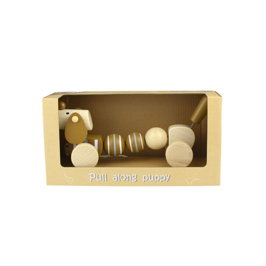 Wooden Pull Along Sausage Dog (5)