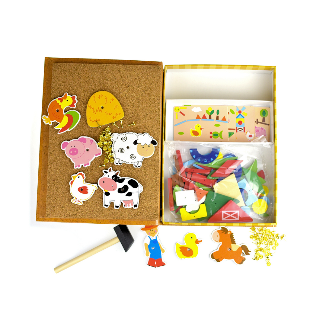 Wooden Tap A Shape in Bookcase - 2