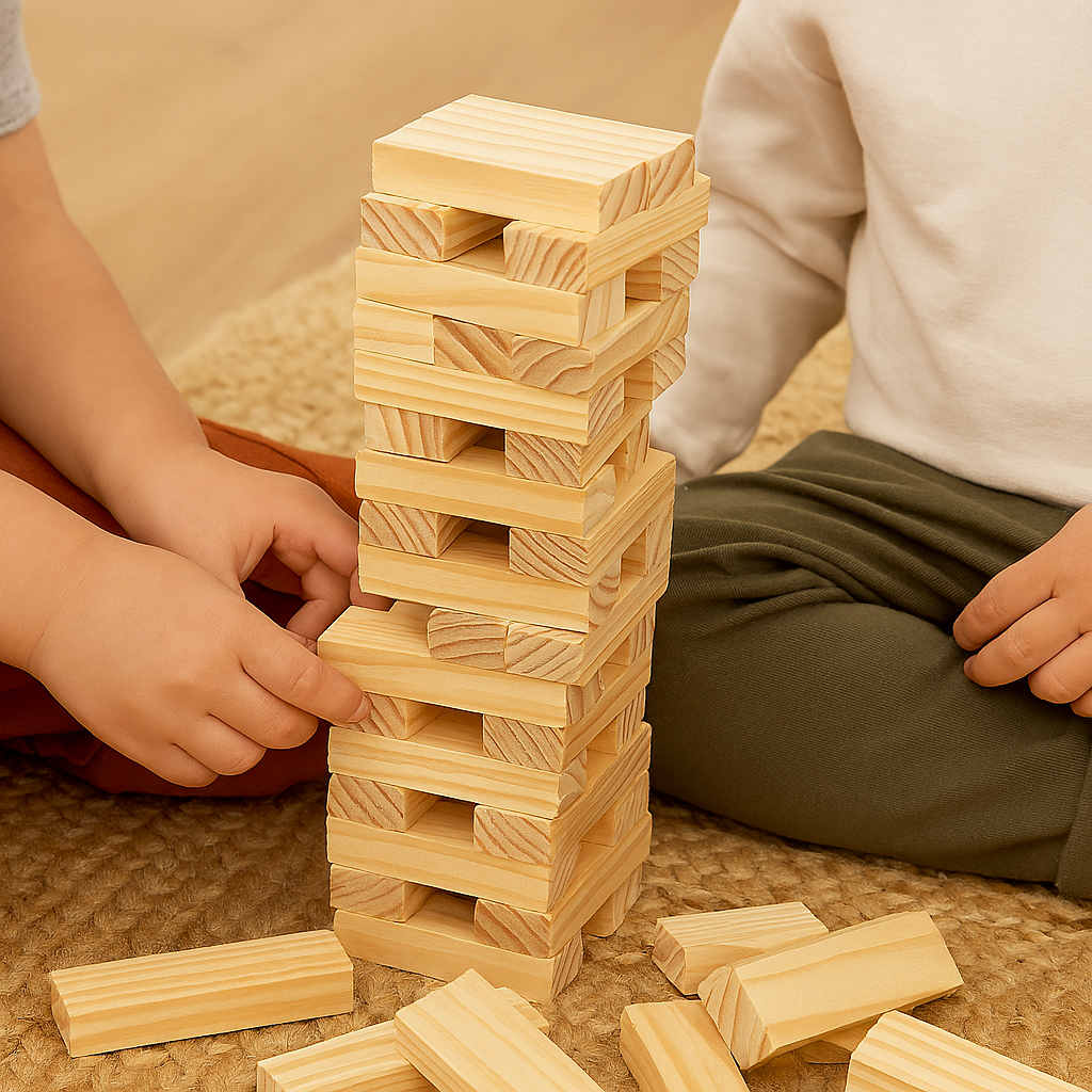 Wooden Tumble Tower Game (1)