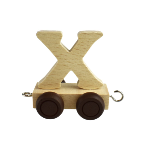 X - for Wooden Name Train