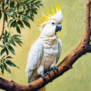 Yellow-Crested Cockatoo 176Pc Timber Puzzle